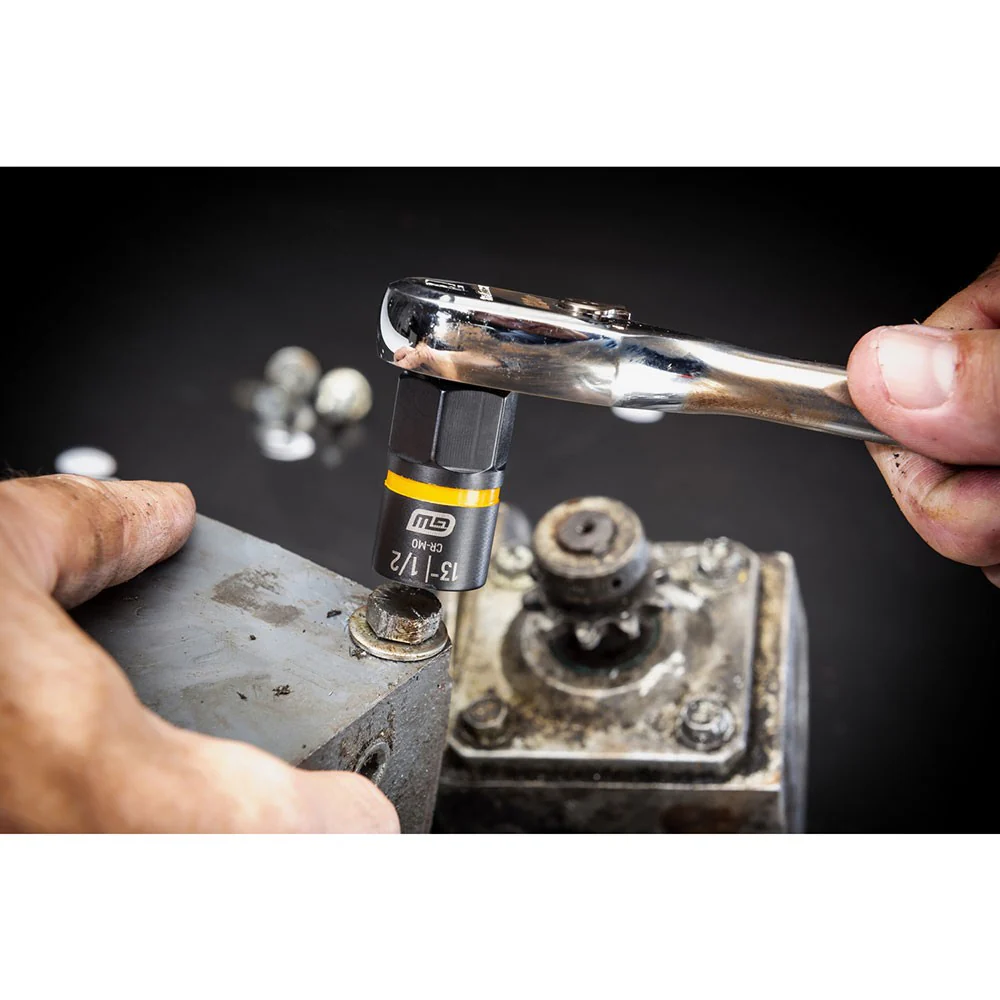 GearWrench 84783 15 Pc. 1/4" & 3/8" Drive Bolt Biter Impact Extraction Socket Set - Image 13