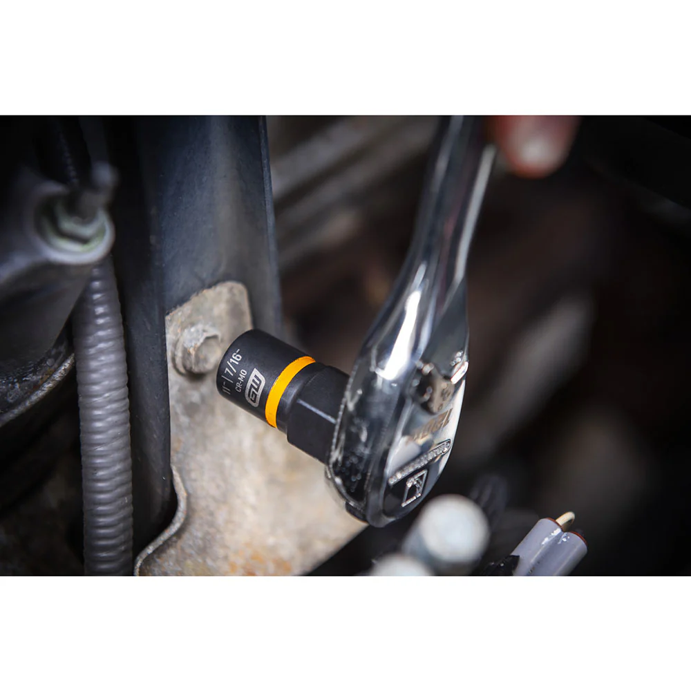 GearWrench 84784 28 Pc. 1/4" & 3/8" Drive Bolt Biter Impact Extraction Socket Set - Image 12